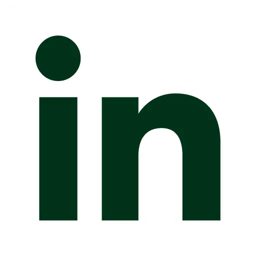 image of black linkedin icon